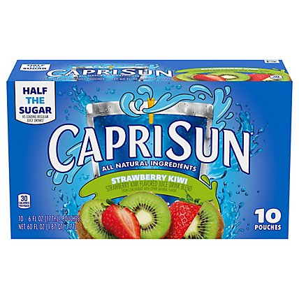 Capri Sun Strawberry Kiwi Flavored Juice Drink Blend Pouches - 10-6 Fl. Oz. - Image 5