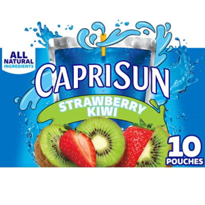 Capri Sun Strawberry Kiwi Flavored Juice Drink Blend Pouches - 10-6 Fl. Oz. - Image 1