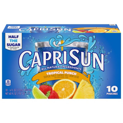 Capri Sun Tropical Punch Flavored Juice Drink Blend Pouches - 10-6 Fl. Oz. - Image 4