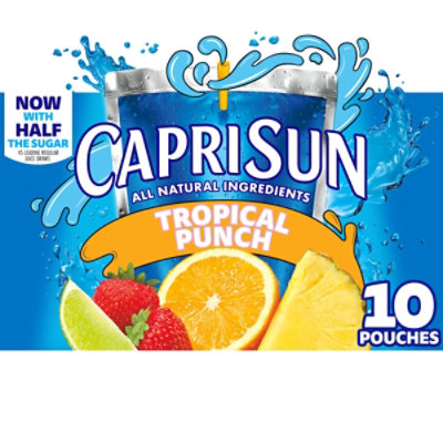  Capri Sun Juice Drink Blend Tropical Punch - 10-6 Fl. Oz. 