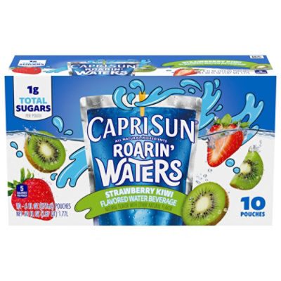 Capri Sun Roarin' Waters Strawberry Kiwi Flavored- 10 - 6 Fl. Oz. - Image 4