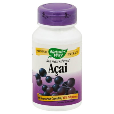 Natures Way Acai Vcaps - 60 Count - Image 1