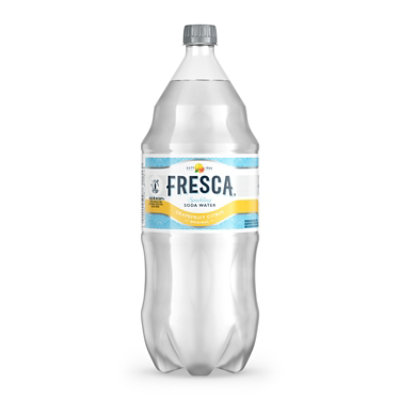 Fresca Soda Flavored Sparkling Sugar Free Zero Calorie Original Citrus - 2 Liter