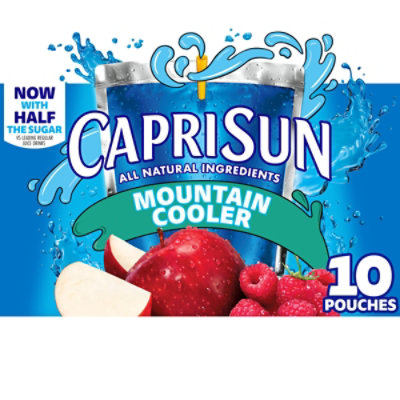 Capri Sun Mountain Cooler Naturally Flavored Fruit Juice Drink Pouches - 10-6 Fl. Oz.