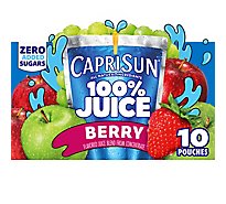 Capri Sun 100% Juice Berry Breeze - 10-6 Fl. Oz.