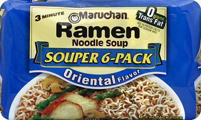 Maruchan Ramen Noodle Soup Oriental Flavor - 6-3 Oz - Image 1