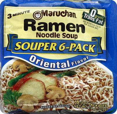 Maruchan Ramen Noodle Soup Oriental Flavor - 6-3 Oz - Image 2