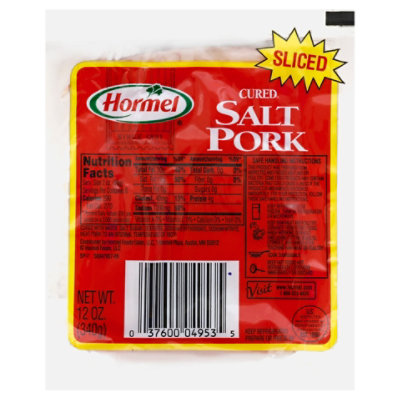 Smithfield Sliced Salt Pork - 12 Oz - Safeway