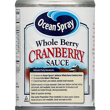 Ocean Spray Sauce Whole Berry Cranberry - 14 Oz - Image 3