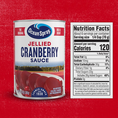Ocean Spray Sauce Jellied Cranberry - 14 Oz - Image 4