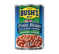 BUSH'S BEST Reduced Sodium Pinto Beans - 16 Oz