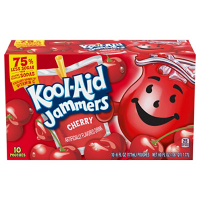 Kool-Aid Jammers Cherry Artificially Flavored Drink Pouches - 10-6 Fl. Oz. - Image 5