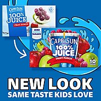 Capri Sun 100% Fruit Punch Naturally Flavored Juice Blend Pouches - 10-6 Fl. Oz. - Image 5