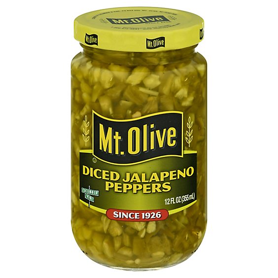 Mt. Olive Jalapeno Peppers Diced - 12 Fl. Oz.