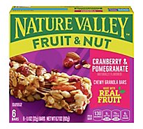 Nature Valley Granola Bars Chewy Trail Mix Fruit & Nut Cranberry & Pomegranate - 6-1.1 Oz