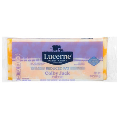 Lucerne Cheese Colby Jack Reduced Fat - 8 Oz - Image 2