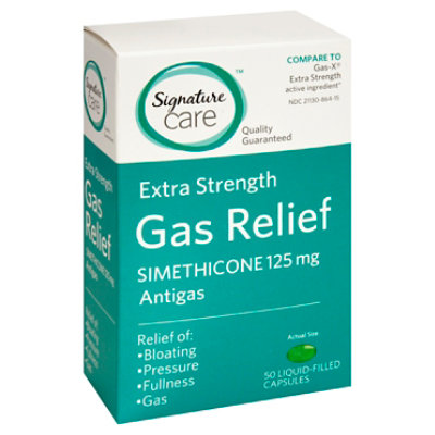 Signature Care Gas Relief Extra Strength Simethicone 125mg Liquid