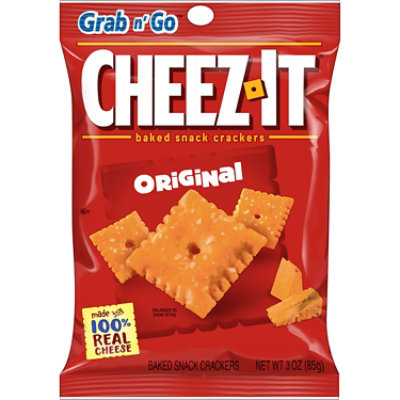 Cheez-It Cheese Crackers Baked Snack Original - 3 Oz - Image 6