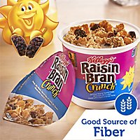 Raisin Bran Crunch Breakfast Cereal Cup Fiber Cereal Original - 2.8 Oz - Image 5