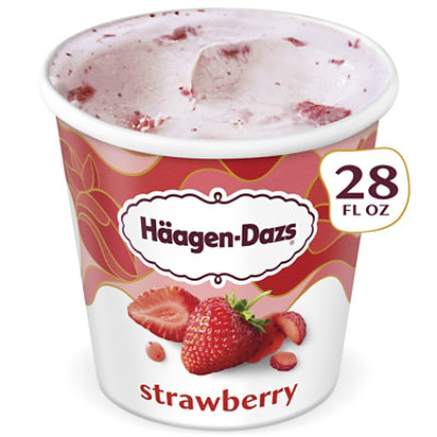 Haagen-Dazs Strawberry Ice Cream - 28 Oz - Image 2