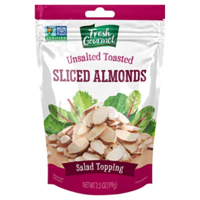 Fresh Gourmet Nut & Fruit Toppings Toasted Sliced Almonds - 3.5 Oz - Image 3