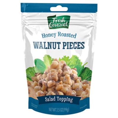 Fresh Gourmet Nut & Fruit Toppings Glazed Walnut Pieces - 3.5 Oz - Image 2