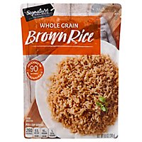Signature SELECT Rice Brown Gently Milled Pouch - 8.8 Oz - Image 1