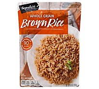 Signature SELECT Rice Brown Gently Milled Pouch - 8.8 Oz