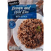 Signature SELECT Rice Brown & Wild with Quinoa Pouch - 8.8 Oz