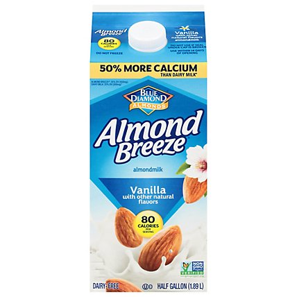 Blue Diamond Almonds Almond Breeze Milk Vanilla - 64 Fl. Oz. - Image 3