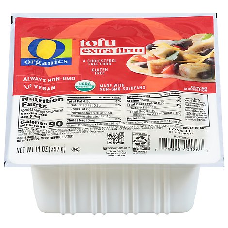 O Organics Organic Tofu Extra Firm - 14 Oz