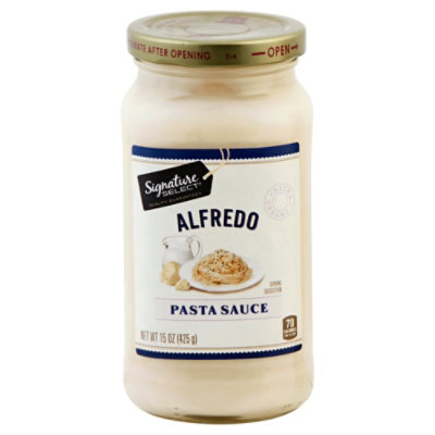 Signature SELECT Pasta Sauce Alfredo Jar - 15 Oz