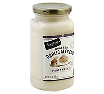 Signature SELECT Pasta Sauce Roasted Garlic Alfredo Jar - 15 Oz