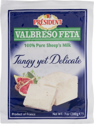Valbreso Sheep Cheese Feta Plain - 7 Oz