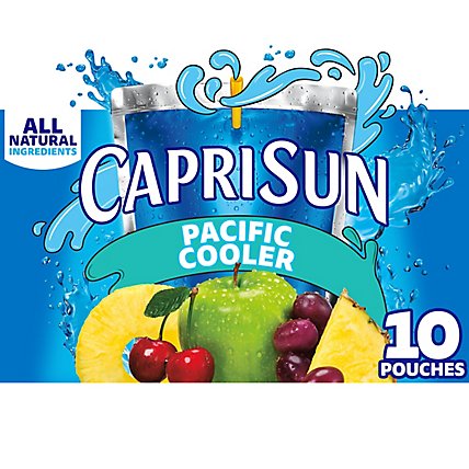Capri Sun Pacific Cooler Mixed Fruit Flavored Juice Drink Blend Pouches - 10-6 Fl. Oz. - Image 3