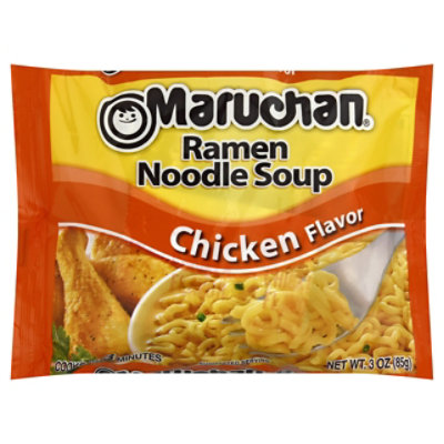 Maruchan Ramen Noodle Soup Chicken Flavor Pack 3 Oz Albertsons