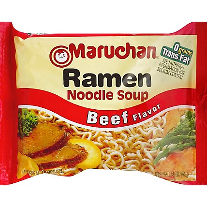 Maruchan Ramen Noodle Soup Beef Flavor - 3 Oz - Image 2