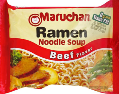 Maruchan Ramen Noodle Soup Beef Flavor - 3 Oz - Image 2