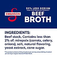 Swanson Broth Beef 50% Less Sodium - 32 Oz - Image 6