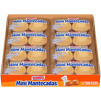 Bimbo Mantecadas Mini Vanilla Club Pack Muffins - 17.76 Oz - Image 1