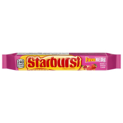 Starburst FaveREDs Fruit Chews Candy Single Pack 2.07 Oz - Image 4