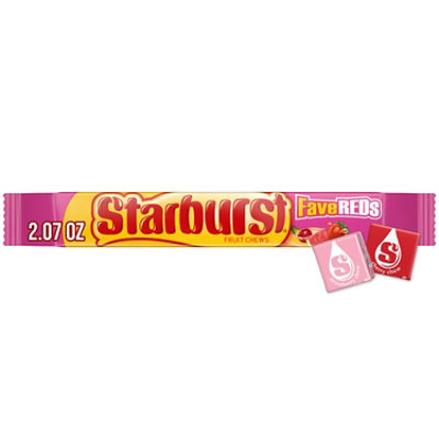 Starburst FaveREDs Fruit Chews Candy Single Pack 2.07 Oz - Image 1