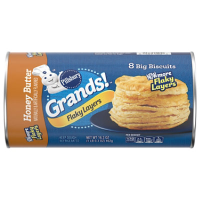 Pillsbury Grands! Biscuits Flaky Layers Honey Butter 8 Count - 16.3 Oz - Image 3