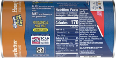 Pillsbury Grands! Biscuits Flaky Layers Honey Butter 8 Count - 16.3 Oz - Image 5