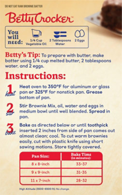 Betty Crocker Brownie Mix Chocolates Gluten Free - 16 Oz - Image 6