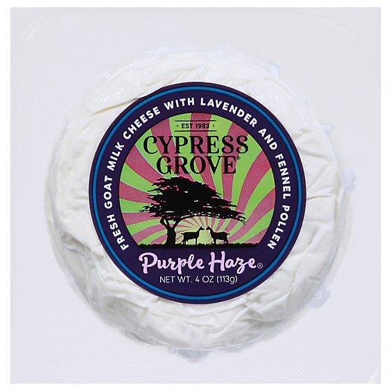 Cypress Grove Chevre Goat Cheese Purple Haze Disk - 4 Oz