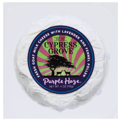 Cypress Grove Chevre Goat Cheese Purple Haze Disk - 4 Oz