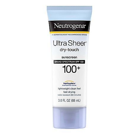 Neutrogena Ultra Sheer Sunblock Lotion SPF 100 - Each