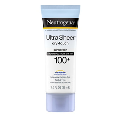 Neutrogena Ultra Sheer Sunblock Lotion SPF 100 - Each