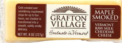 Grafton Village Cheese Cheddar Smoked - 8 Oz - Image 2